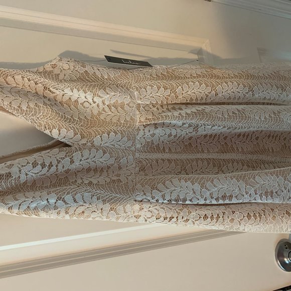 Lulu's All of My Heart White Lace Skater Dress - Picture 6 of 7